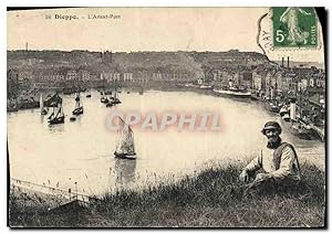 Bild des Verkufers fr Carte Postale Ancienne Dieppe l'Avant Port zum Verkauf von CPAPHIL
