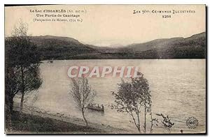 Image du vendeur pour Carte Postale Ancienne Le Lac d'Issarles Une Partie de Canotage Perspective du Mezenc mis en vente par CPAPHIL