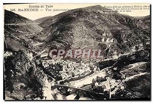 Bild des Verkufers fr Carte Postale Ancienne Gorges du Tarn Ste Enimie vue panoramique zum Verkauf von CPAPHIL