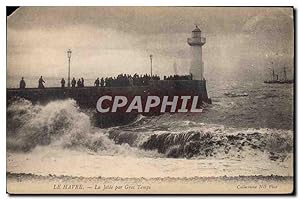 Carte Postale Ancienne Le Havre La Jetée Phare