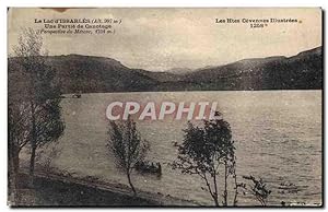 Image du vendeur pour Carte Postale Ancienne Le Lac d'Issarles Une Partie de Canotage Les Htes Cavennas Illustrees mis en vente par CPAPHIL