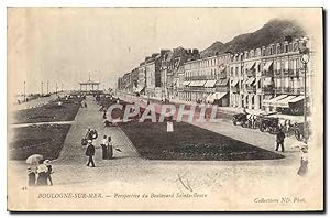 Bild des Verkufers fr Carte Postale Ancienne Boulogne sur Mer Perspective du Boulevard Sainte Beuve zum Verkauf von CPAPHIL