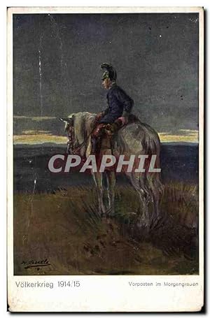 Seller image for Carte Postale Ancienne Volkerkrieg 1914 15 Militaria for sale by CPAPHIL