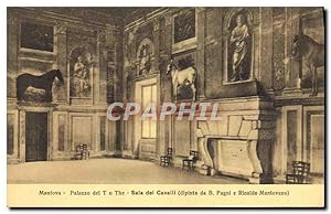 Immagine del venditore per Carte Postale Ancienne Mantova Palazzo Sala del Cavalli dipinta da B Pagni e Rinaldo Mantovano venduto da CPAPHIL