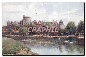 Carte Postale Ancienne Windsor Castle from the River