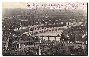 Seller image for Carte Postale Ancienne Lyon La Saone et vue laterale des Monts Lyonnais for sale by CPAPHIL