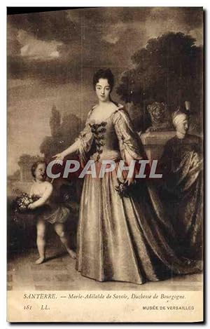 Seller image for Carte Postale Ancienne Santerre Marie Adelaide de Savoie Duchesse de Bourgogne Musee de Versailles for sale by CPAPHIL