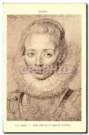 Image du vendeur pour Carte Postale Ancienne Vienne Rubens Jeune Dame de la Cour de l'Infante mis en vente par CPAPHIL