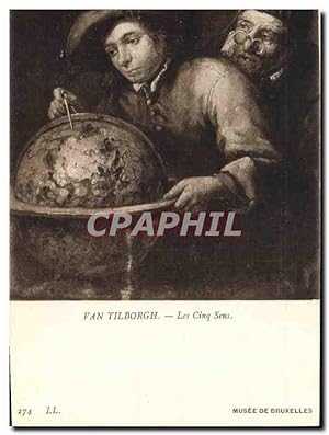 Bild des Verkufers fr Carte Postale Ancienne Van Tilborgh Les Cinq Sens zum Verkauf von CPAPHIL