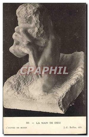 Immagine del venditore per Carte Postale Ancienne La Main de Dieu L'oeuvre de Rodin venduto da CPAPHIL