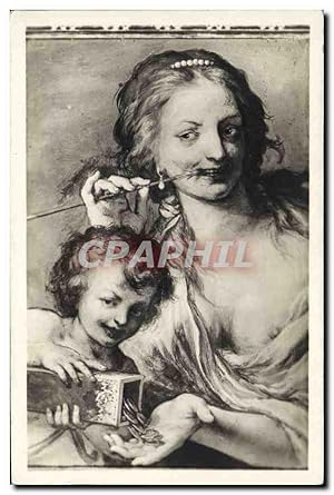 Image du vendeur pour Carte Postale Ancienne Firenze Galleria Pitti Amore venale Baldassare Franceschini mis en vente par CPAPHIL