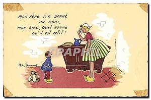 Seller image for Carte Postale Ancienne Mon pere m'a donne un mari for sale by CPAPHIL