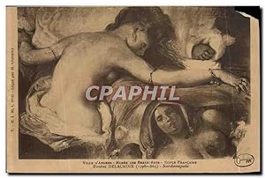 Image du vendeur pour Carte Postale Ancienne Ville d'Angers Musee des Beaux Arts Ecole franaisse Eugene Delacroix Sardanapale mis en vente par CPAPHIL