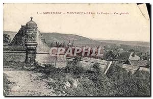 Image du vendeur pour Carte Postale Ancienne Montmedy Bas Le Donjon et vue gnrale mis en vente par CPAPHIL