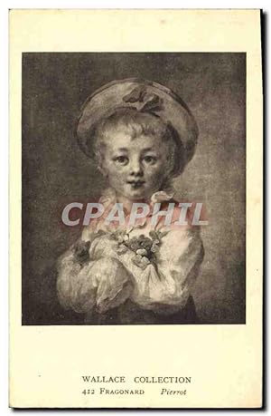 Image du vendeur pour Carte Postale Ancienne Wallace Collection Fragonard Pierrot mis en vente par CPAPHIL