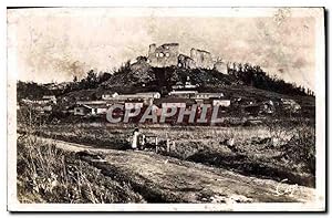 Carte Postale Ancienne Coucy le Château vue générale