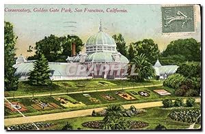 Bild des Verkufers fr Carte Postale Ancienne Conservatory Goldes Gate Park San Francisco California zum Verkauf von CPAPHIL
