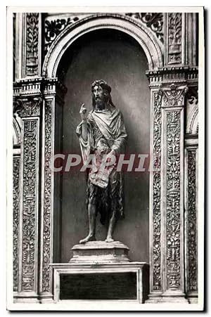 Immagine del venditore per Carte Postale Ancienne Venezia Basilica di S Maria Gloriosa dei Frari Donatello Statua in Legno di S Giovanni Batista venduto da CPAPHIL