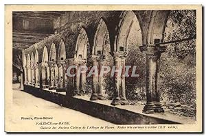 Bild des Verkufers fr Carte Postale Ancienne Valence sur Baise Galerie des Anciens Clotres de l'Abbaye de Flaran zum Verkauf von CPAPHIL