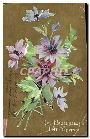 Image du vendeur pour Carte Postale Ancienne Les Fleurs passent l'Amitie reste mis en vente par CPAPHIL