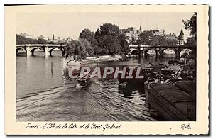 Imagen del vendedor de Carte Postale Ancienne Paris l'le de la Cite et le Vert Galant a la venta por CPAPHIL
