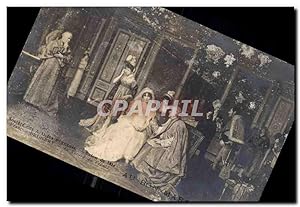 Seller image for Carte Postale Ancienne Societe des Artistes franais Salon de 1914 Francois Brunery Le retard du fiance for sale by CPAPHIL