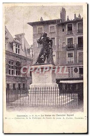 Image du vendeur pour Carte Postale Ancienne Grenoble F R La Statue du Chevalier Bayard mis en vente par CPAPHIL