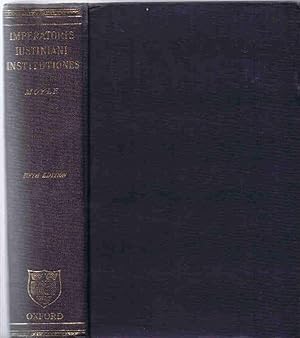 Image du vendeur pour Imperatoris Iustiniani Institutionum: Libri Quattuor mis en vente par Lazy Letters Books