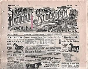 Seller image for THE NATIONAL STOCKMAN AND FARMER, Vol. XVI, No. 10, June 23, 1892 for sale by R & A Petrilla, IOBA