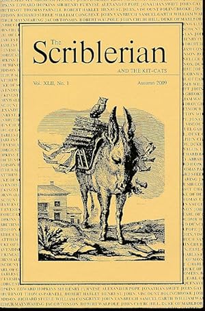 Bild des Verkufers fr The Scriblerian and the Kit-Kats. Vol. XLII, No. 1, Autumn 2009. With David F. Venturo. zum Verkauf von Fundus-Online GbR Borkert Schwarz Zerfa