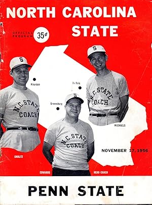 Image du vendeur pour Penn State vs. North Carolina State, November 17, 1956: Official Program mis en vente par Dorley House Books, Inc.