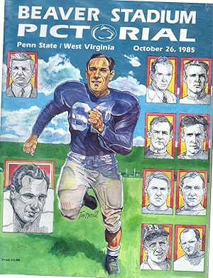 Image du vendeur pour Beaver Stadium Pictorial: Penn State vs. University of West Virginia , October 26, 1985: Official Program mis en vente par Dorley House Books, Inc.