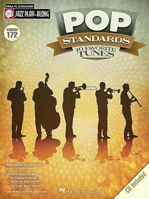 Bild des Verkufers fr Pop Standards: Jazz Play-Along Volume 172 [With CD (Audio)] zum Verkauf von AHA-BUCH GmbH