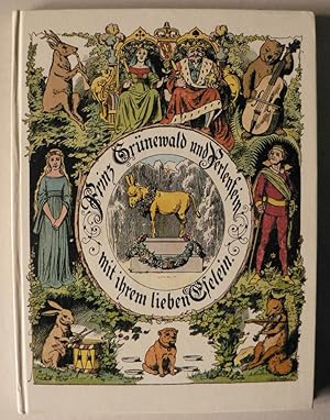 Imagen del vendedor de Prinz Grnewald und Perlenstein mit ihrem lieben Eselein. Ein Bildermrchen a la venta por Antiquariat UPP