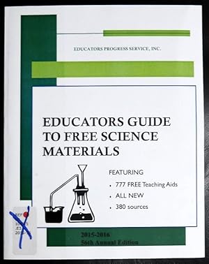 Seller image for Educators Guide to Free Science Materials, 2015-2016 (Edusators Guide to Free Science Materials) for sale by GuthrieBooks