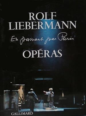 Image du vendeur pour En Passant Par Paris - Operas mis en vente par Des livres et nous