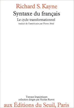 Syntaxe du français : Le cycle transformationnel