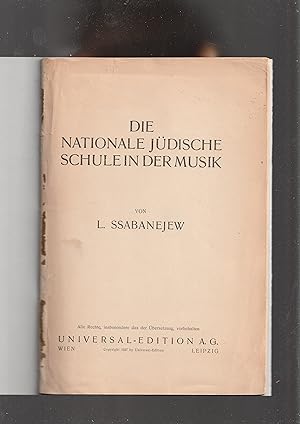 Immagine del venditore per Die nationale jdische Schule in der Musik venduto da Meir Turner