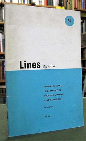 Immagine del venditore per Lines Review, Number 31 (January 1970) venduto da Edinburgh Books