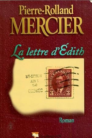 Seller image for La Lettre d'Edith for sale by Livres Norrois