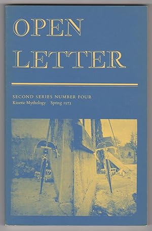 Immagine del venditore per Open Letter, Second Series, Number 4 (2/4, "Kinetic Mythology," Spring 1973) venduto da Philip Smith, Bookseller