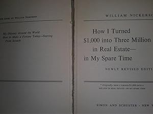 Image du vendeur pour How I Turned $1,000 into Five Million in Real Estate in My Spare Time mis en vente par hcmBOOKS