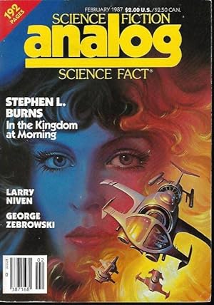 Bild des Verkufers fr ANALOG Science Fiction/ Science Fact: February, Feb. 1987 ("The Smoke Ring") zum Verkauf von Books from the Crypt