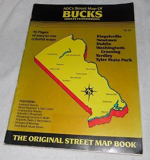 Bild des Verkufers fr ADC Street Map Book, Bucks County, Pennsylvania zum Verkauf von Pheonix Books and Collectibles