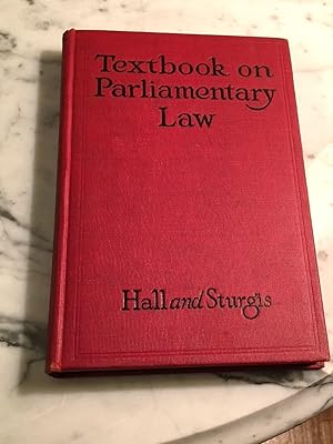 Seller image for Textbook on Parliamentary Law for sale by Henry E. Lehrich