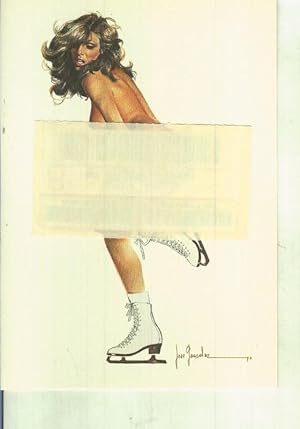 Seller image for Postal 000480: Chicas y Deportes de Pepe Gonzalez modelo 2: patinaje for sale by EL BOLETIN