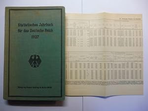 Statistisches Jahrbuch für das Deutsche Reich - Sechsundvierzigster (46.) Jahrgang 1927. Herausge...