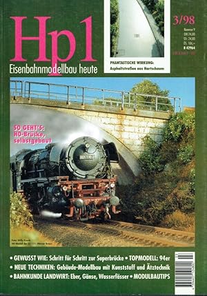 Eisenbahnmodellbau heute. Nr. 9, Heft 3, 1998.: So geht s: H0-Brücke, selbstgebaut.