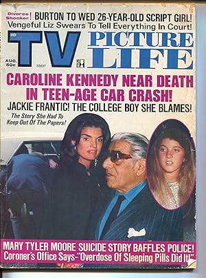 Seller image for TV Picture Life-Jackie-Aristotle Onassis-Priscilla Presley-Aug-1974 for sale by DTA Collectibles