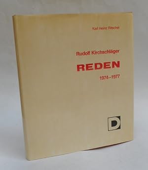 Bild des Verkufers fr Reden 1974-1977. Hgg. V. Karl Heinz Ritschel. zum Verkauf von Der Buchfreund